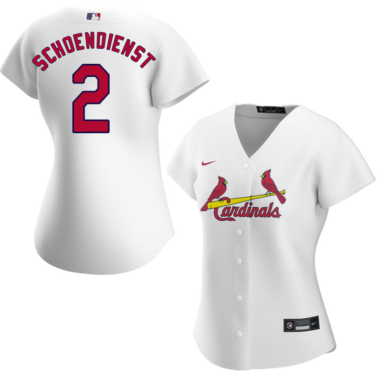 Nike Women #2 Red Schoendienst St.Louis Cardinals Baseball Jerseys Sale-White